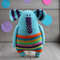 Handmade-Toy-Crochet-Blue-Elephant-Stuffed-Animal-Crochet-Animal-Soft-Plush-Elephant-Perfect-Gift