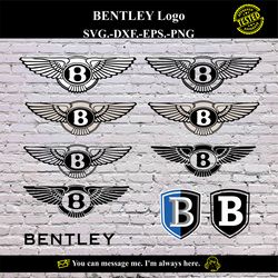 Bentley Logo SVG Vector Digital product - instant download
