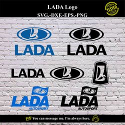 Lada Logo SVG Vector Digital product - instant download