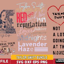 Taylor Swift bundle svg,taylor swiftie bundle SVG, Swiftie Svg, cricut, for Cricut, Silhouette, digital, file cut