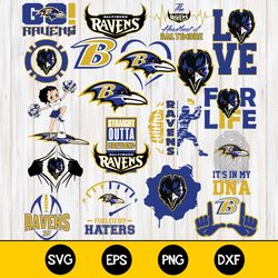 Baltimore Ravens 2 Bundle svg,Baltimore Ravens 2 Nfl svg, Bundle sport Digital Cut Files svg eps dxf png , for Cricut