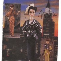 Vogue 7440 barbie clothes pattern Skirt, blouse, coat etc. pattern ENGLISH instructions Vintage Digital download PDF