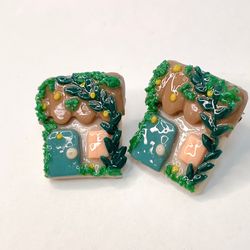Handmade clay - Dream house pins