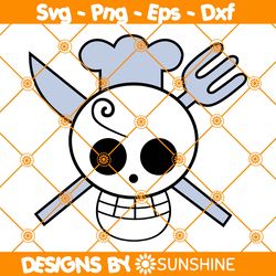 Sanji Skull SVG, One Piece Logo SVG, Anime One Piece SVG, Japanese Anime Series SVG, File For Cricut