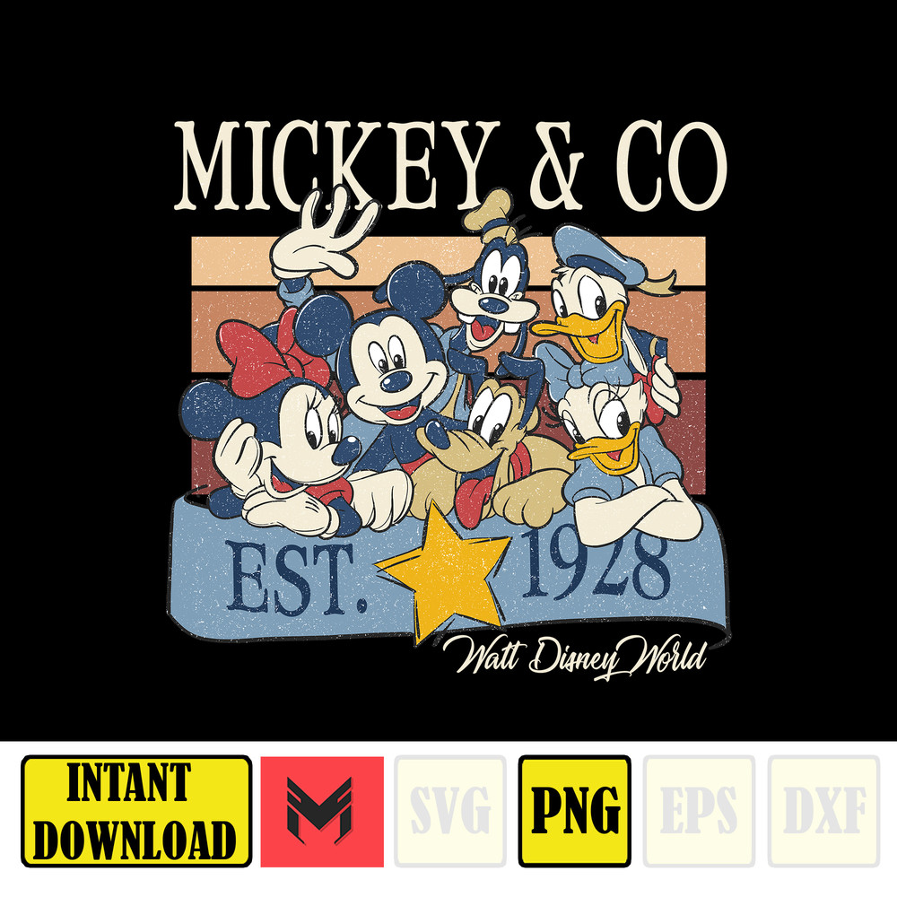 Disney Retro PNG Vacation 2023, Family Vacation, Family Trip 2023, Family Shirt, Vacation Png, Instant download (4).jpg