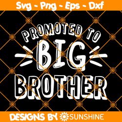 Promote to Big Brother Svg, Big Bro Svg, Brother Shirt, Pregnancy Announcement , Big Brother Svg, File For Cricut