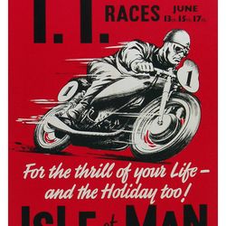 tt races, isle of man - cross stitch pattern counted vintage pdf - 111-250