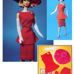 Barbie skirt pattern Barbie top pattern barbie hat pattern Barbie vintage clothes pattern Digital download PDF