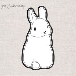 Applique Bunny Embroidery Design download