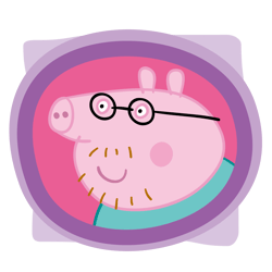 400  peppa pig svg, peppa pig family svg, peppa pig png, peppa pig layered