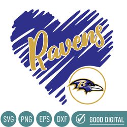 Ravens Heart Svg, Baltimore Ravens Png, Baltimore Ravens Svg For Cricut, Baltimore Ravens Logo Svg, Baltimore Ravens Cut