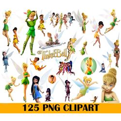 125 Tinkerbell Clipart Png Fairies, Fairy Tinkerbell Clipart, Fairy Decoration, Tinkerbell Birthday
