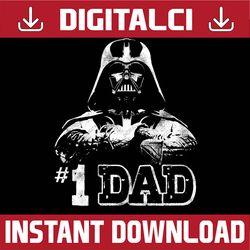 star wars vader 1 dad vintage father's day graphic best dad daddy father's day happy father's day png sublimation