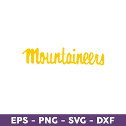 Mountaineers Svg, Appalachian State Mountaineers Svg, Appalachian State Mountaineer Logo Svg, NCAA Svg, Sport Svg
