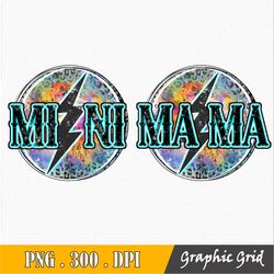 mama mini lightning bolt leopard cheetah print sublimation designs sublimation design downloads - png transparent