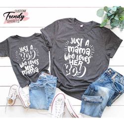 Matching Mom and Son Shirts, Mom and Son Gifts, Mommy and Me Shirts,Mother's Day Gift,Mom of Boys Baby Shower Gift,Mom a