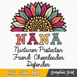 nana protector friend cheerleader defender png ,daisy png ,cheerleader png ,mothers day png