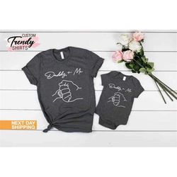 Daddy and Me Shirts, Dad and Baby Matching Shirts, New Dad Gift from Wife, Father's Day Shirt, Dad and Son Shirts, Dad a