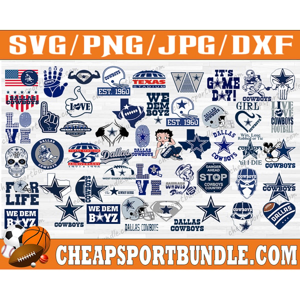Bundle 50 Files Dallas Cowboys Football Teams Svg, Dallas Co | Inspire ...