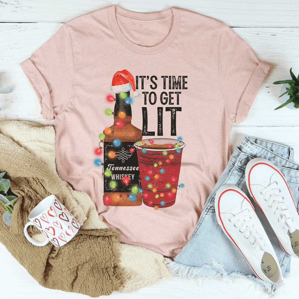 It's Time To Get Lit Tee