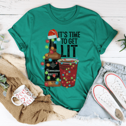 it's time to get lit tee