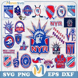 28 files new york rangers hockey team svg, new york rangers svg, nhl svg, nhl svg, png, dxf, eps, instant