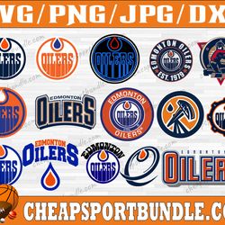 bundle 15 files edmonton oilers hockey team svg, edmonton oilers svg, nhl svg, nhl svg, png, dxf, eps, instant download