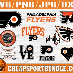 bundle 11 files philadelphia flyers hockey team svg, philadelphia flyers svg, nhl svg, nhl svg, png, dxf, eps
