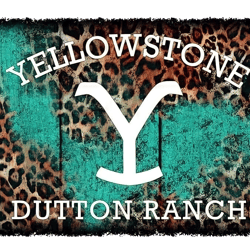 cowboy movie dutton ranch leopard tumbler template sublimation designs download