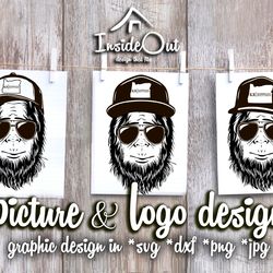 custom vector logo design svg. personal image in svg. your design