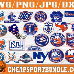 bundle 24 files new york islanders hockey team svg, new-york, new york islanders svg, nhl svg, nhl svg, png, dxf, eps,