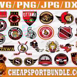 bundle 25 files ottawa senators hockey team svg, ottawa senators svg, nhl svg, nhl svg, png, dxf, eps, instant download