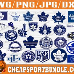 bundle 28 files toronto maple leafs hockey team svg, toronto maple leafs svg, nhl svg, nhl svg, png, dxf, eps