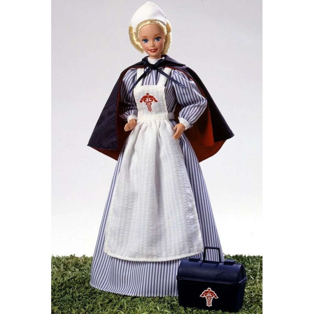 Barbie nurse uniform pattern bodice, apron, cap, cape, hose pattern.jpg