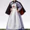 Barbie nurse uniform pattern bodice, apron, cap, cape, hose pattern.jpg