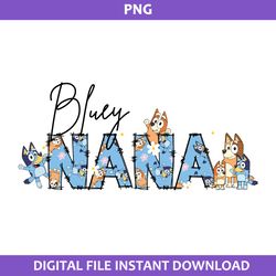 bluey nana png, bluey mother's day png, mother's day png, bluey png, cartoon png digital file