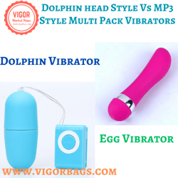 Dolphin head Style Vs MP3 Style Multi Pack Vibrators(US Customers)