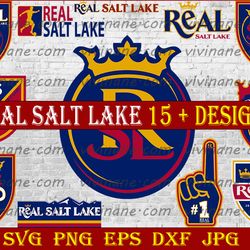 bundle 12 styles mls real salt lake soccer team svg, real salt lake svg, mls teams svg, mls svg, png, dxf, eps
