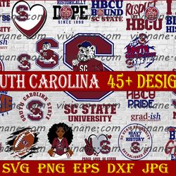 bundle 24 files south carolina state university football team svg, south carolina state university svg, hbcu team svg,