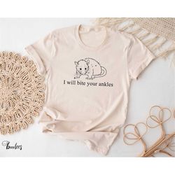 opossum meme shirt. possum t-shirt gift idea. animal tshirt present. trash panda raccoon wildlife nature live ugly fake