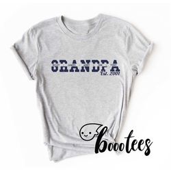 custom any name shirt. grandkids names tee. personalized name tshirt t-shirt gift idea present. pop-pop poppy granddad g