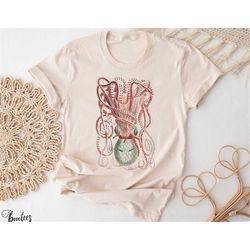 cuttlefish shirt. retro vintage illustration. gift idea for friend. t-shirt tshirt tee tees t. present nautical octopus