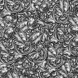 Scrollwork 46 Seamless Tileable Repeating Pattern