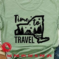 Time to travel svg, NY state USA svg , Travel tenr, Journey, Camper shirt design