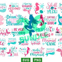 mermaid quotes svg, mermaid at heart svg png