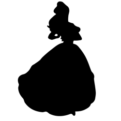 Belle Svg Png, Beauty and the Beast Svg, Belle Cricut, Princess Mouse Ear Svg, Silhouette Digital Download