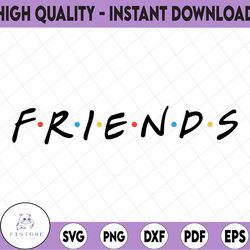 friends logo image svg friend tv show eps vector download files friends logo png cut files zip svg dxf eps png jpg