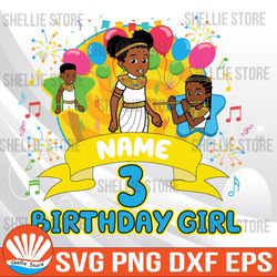 custom name age gracies corner birthday girl png, gracies corner party png, family matching png digital sublimation