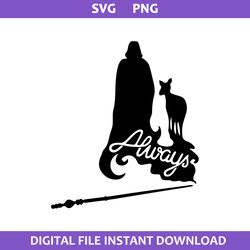 allway svg, severus snape and deer svg, hogwarts svg, harry potter svg, png digital file