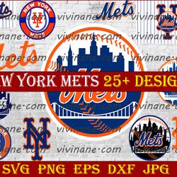 bundle 12 files new york mets baseball team svg, new york mets svg, mlb team  svg, mlb svg, png, dxf, eps, jpg, instant
